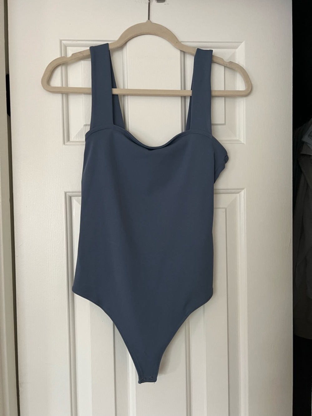 Abercrombie & Fitch Slate Blue One-Piece Bodysuit